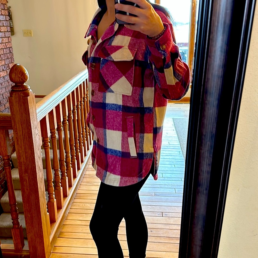 Plaid shacket - Picture 5 of 8